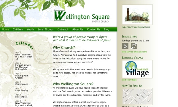 Wellington Square website
