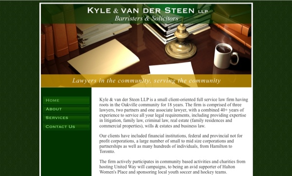 Kyle & van der Steen website